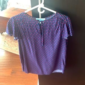 Draper James Short Sleeve Blouse. NWOT